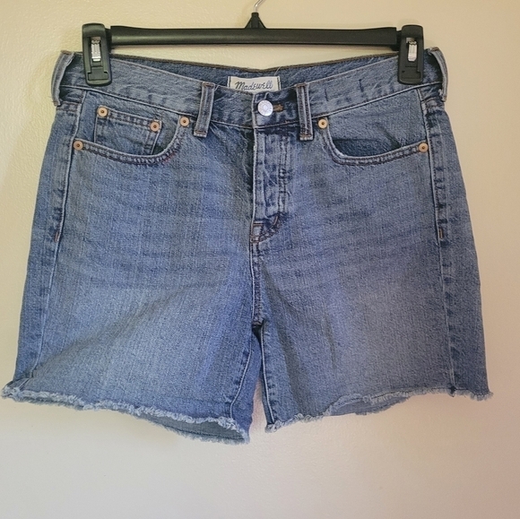 Madewell Cutoff High-waist Denin Shorts Size 26 - Picture 1 of 11